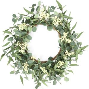 Pinkpum 20'' Eucalyptus Wreath