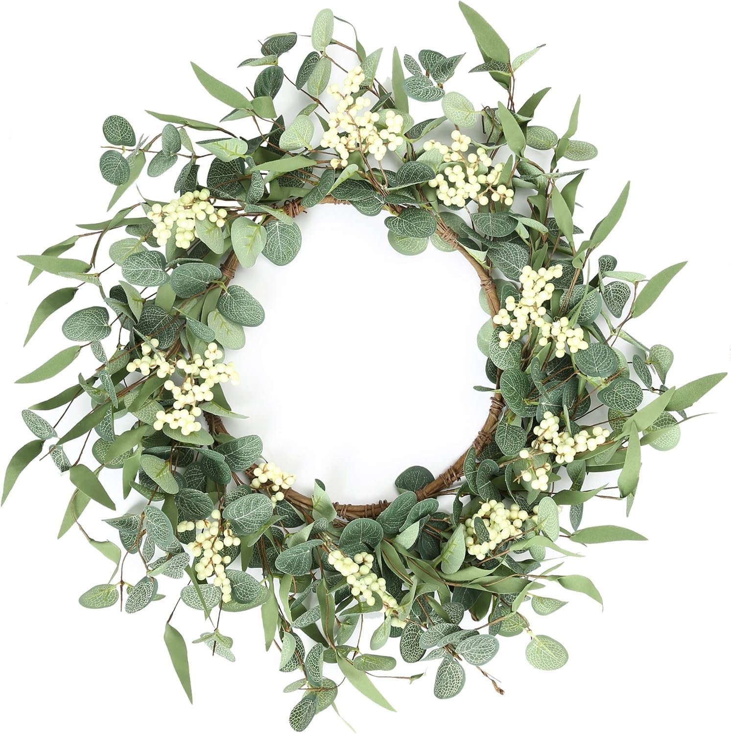 Pinkpum 20'' Eucalyptus Wreath
