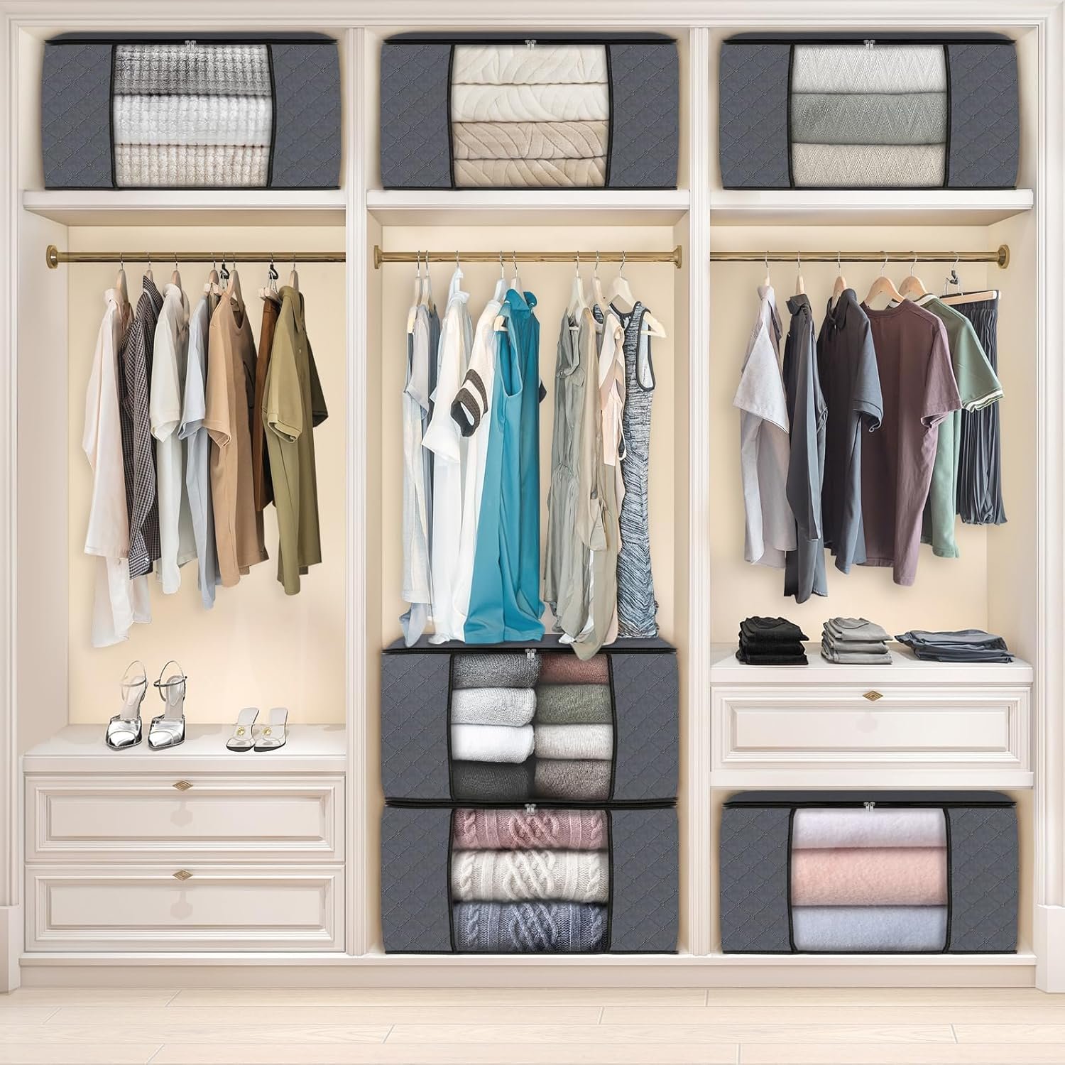 Fab totes 6 Pack Clothes Storage - Image 2