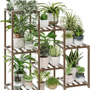 Bamworld Plant Stand Indoor Plant Shelf