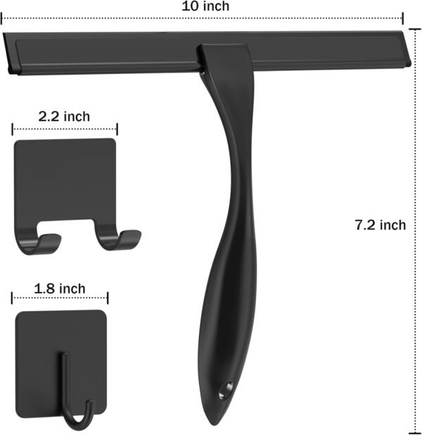All-Purpose Stainless Steel Shower Squeegee - Image 2