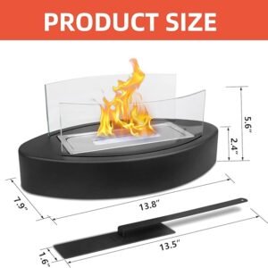 Tabletop Fire Pit, Portable Mini Ethanol FirePit.