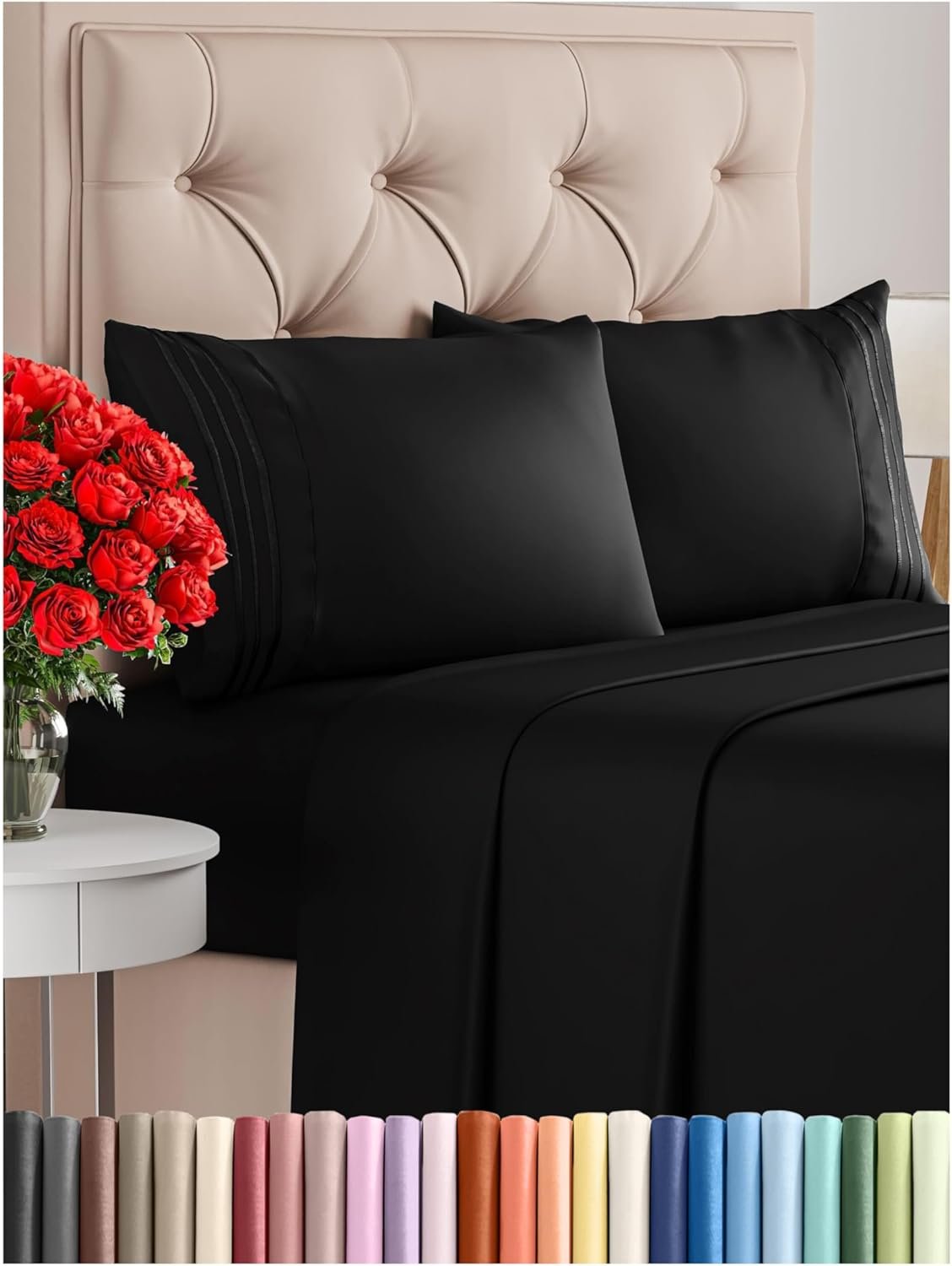 King Size 4 Piece Sheet Set - Image 2