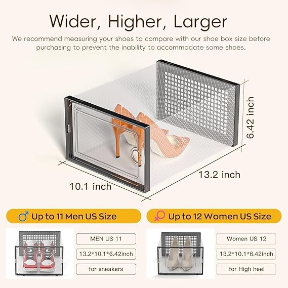 Kuject X-Large Shoe Storage Boxes - Image 3