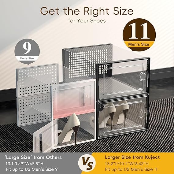 Kuject X-Large Shoe Storage Boxes - Image 2