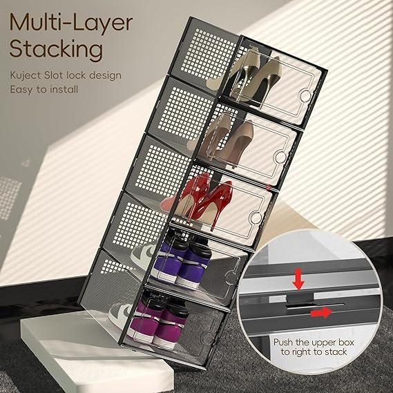 Kuject X-Large Shoe Storage Boxes - Image 4